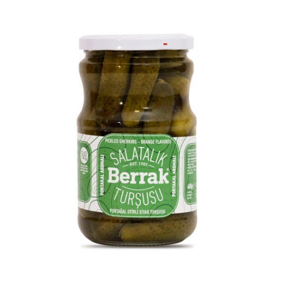 Portakal Aromalı Salatalık Turşusu No:2 720 ml